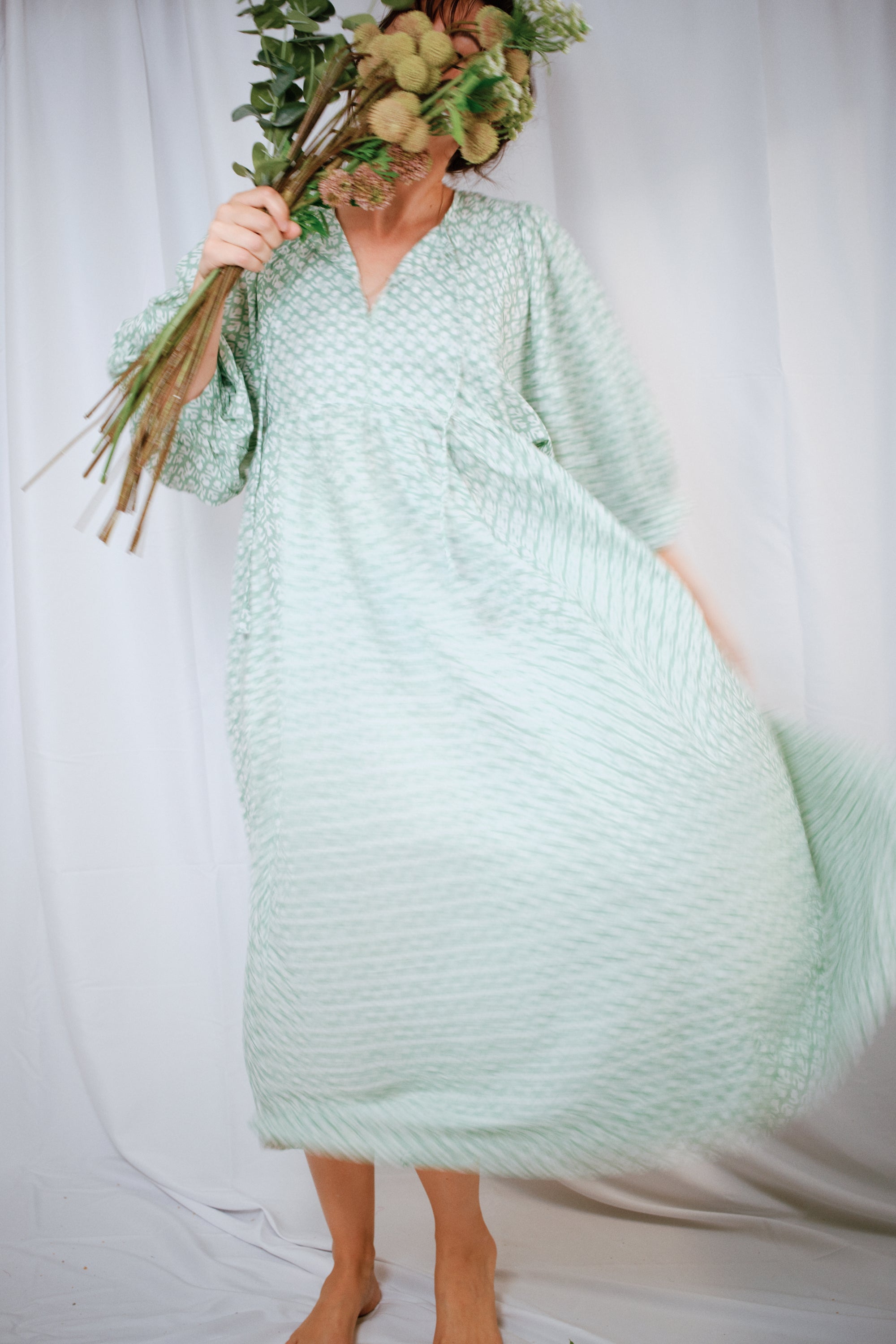 Sage Midi Dress